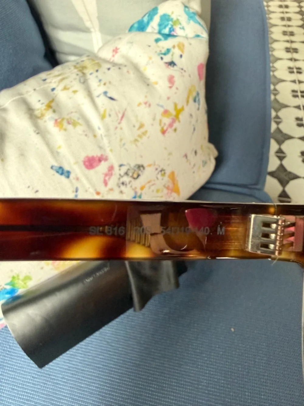 Saint Laurent Brown Tortoiseshell Sunglasses - Picture 7 of 8